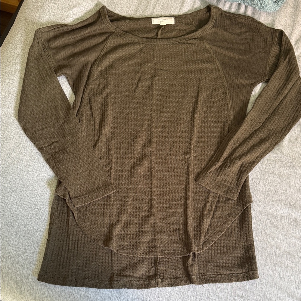 Women's army green sweater